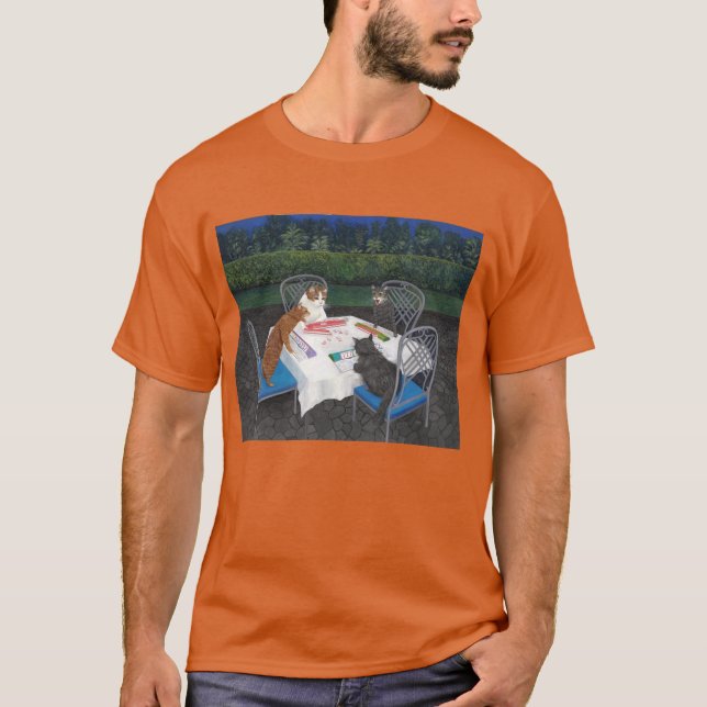 Meowjongg Tee Shirt (Framsida)