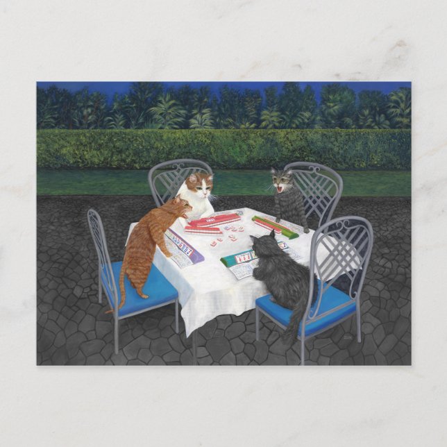 Meowjongg Vykort (Framsida)