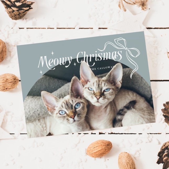 Meowjul - fotopatset - Helgdag Card Julkort (Skapare uppladdad)
