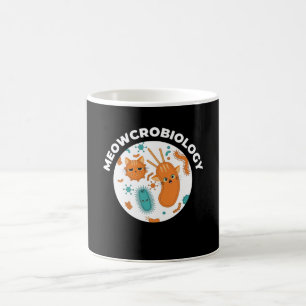 Meowkrobiologi Microbiology Kat Kitten Kaffemugg