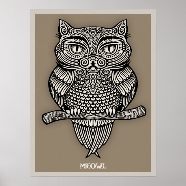 Meowl Poster (Framsidan)