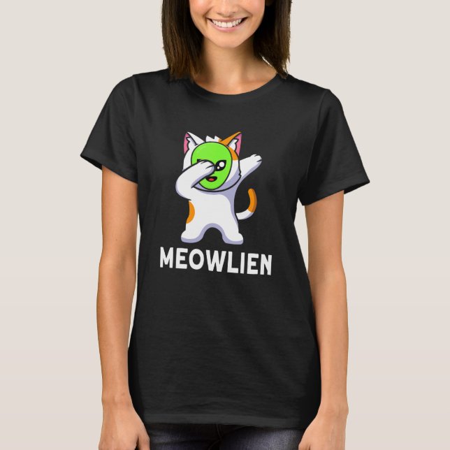 Meowlien Utomjordingars T Shirt (Framsida)