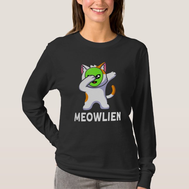 Meowlien Utomjordingars T Shirt (Framsida)