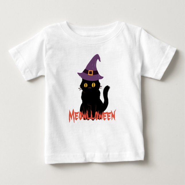 Meowlloween T Shirt (Framsida)