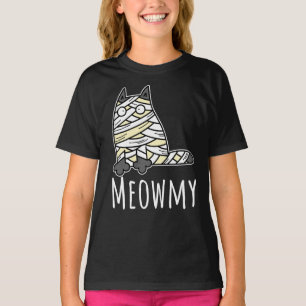 Meowmy Mummy Cat - Funny Pet Halloween T Shirt