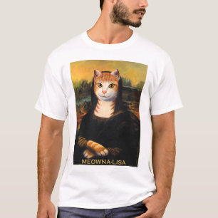 Meowna Lisa skjorta Tee Shirt