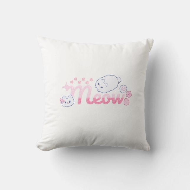 Meowpink Kudde (Framsida)