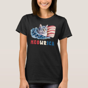 Meowrica, 4:e juli Katt T Shirt