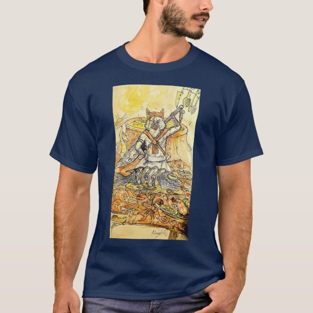 Meowscular monster hunter tshirt t shirt (Framsida)