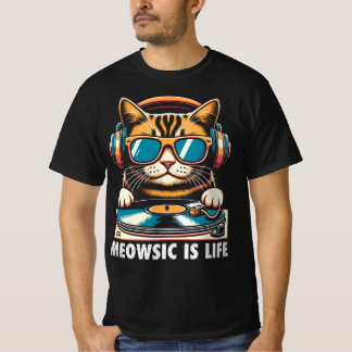 Meowsic Är Livet T Shirt