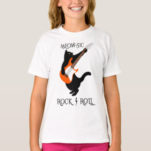 MEOWSIC ROCK AND ROLL, Music Cat Gift, Meowsic T Shirt