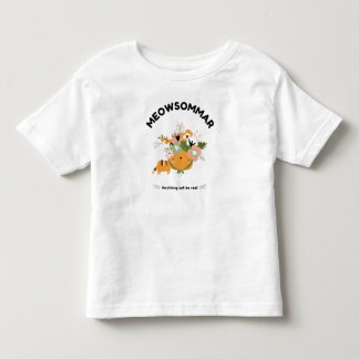 Meowsommar Småbarn Bra Jersey T-Shirt