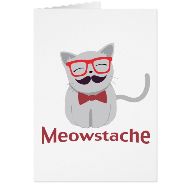 Meowstache OBS Kort (Framsidan)