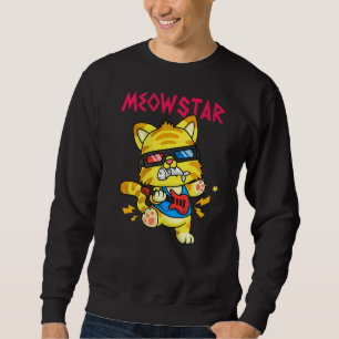 Meowstar och Long Live Rock and roll Lång Ärmad Tröja