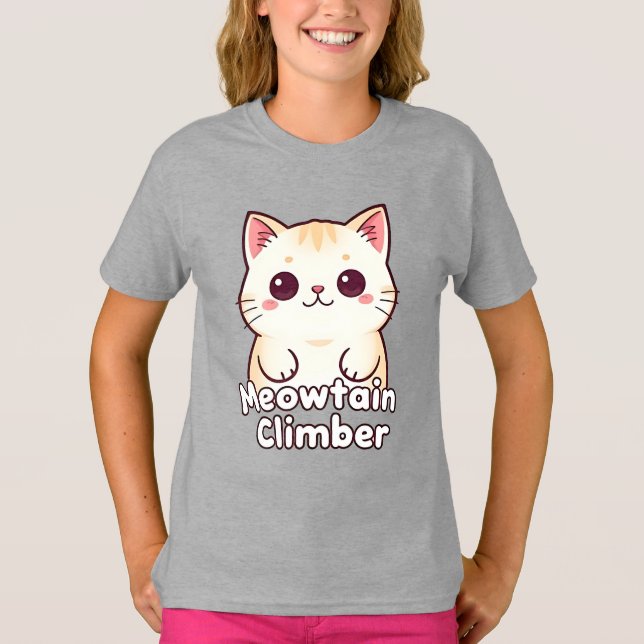 Meowtain Kliber - Cute Kitten T Shirt (Framsida)