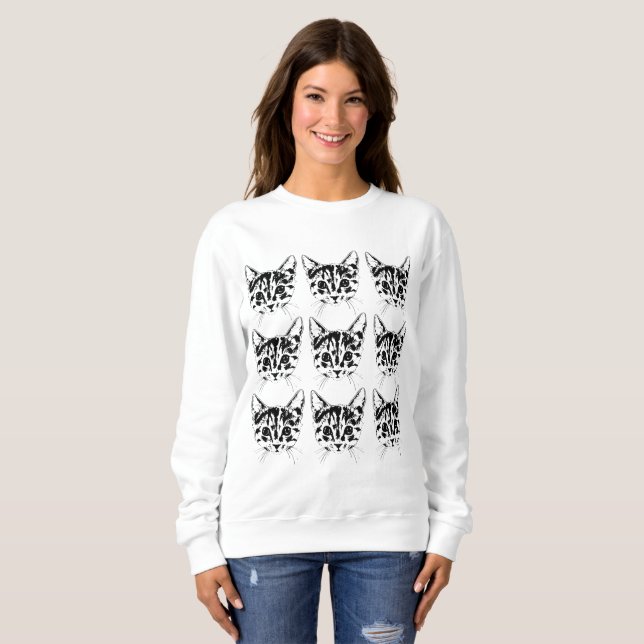 MEOWW-tröja Tee Shirt (Hel framsida)