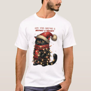 Meowy & Bright Cat-jultröja T Shirt