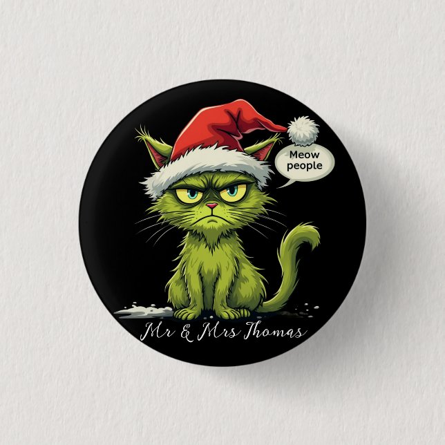 Meowy Cat Lovers (nyare) Knapp (Framsida)