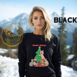 Meowy Catmas, en fin julklapp T Shirt