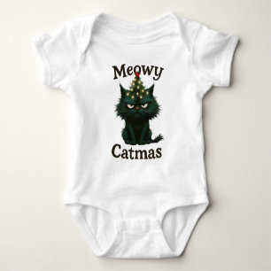 Meowy Catmas Grinig katt T Shirt