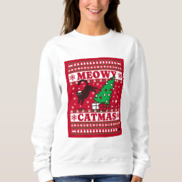 Meowy Catmas Helgdag Design - Festive och Roligt T Shirt