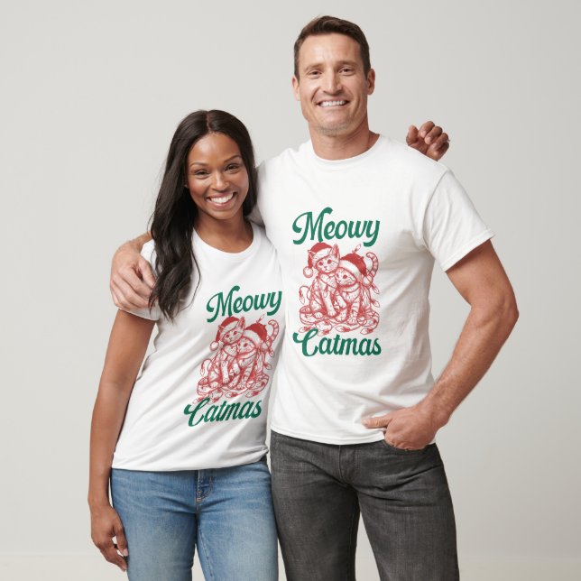 Meowy Catmas - jul T Shirt (Unisex)
