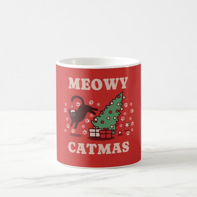 Meowy Catmas Kaffemugg (Center)