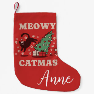 Meowy Catmas Liten Julstrumpa