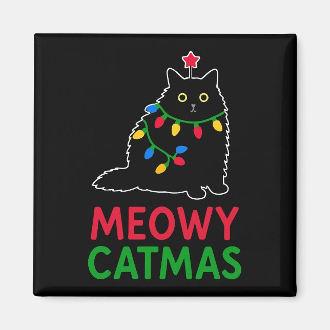 Meowy Catmas Magnet (Framsidan)