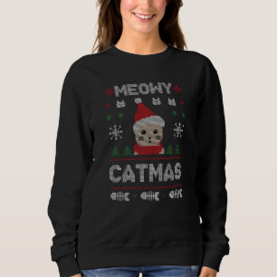 Meowy Catmas Ugly jul Sweater T Shirt