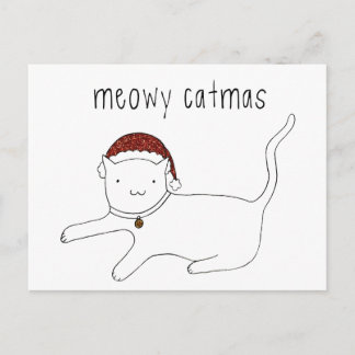 Meowy Catmas vykort