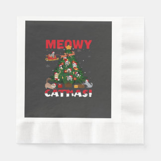 Meowy Chirstmas Pappersservett