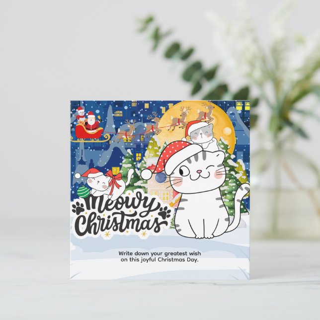 Meowy Christmas (Stående Fram)