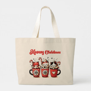 meowy christmas jumbo tygkasse