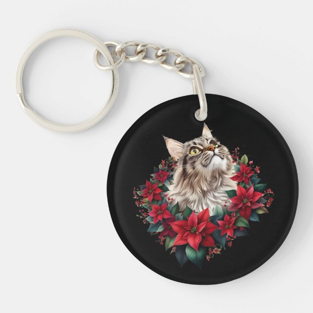Meowy Christmas Maine Coon Cat  (Framsidan)