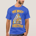 Meowy Hanukkah Cat Julgran Jewish Chanukah T Shirt<br><div class="desc">Meowy Hanukkah Cat Julgran Jewish Chanukah .</div>