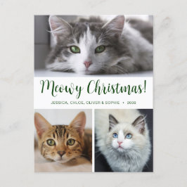 Meowy jul 3 Foto Helg Vykort