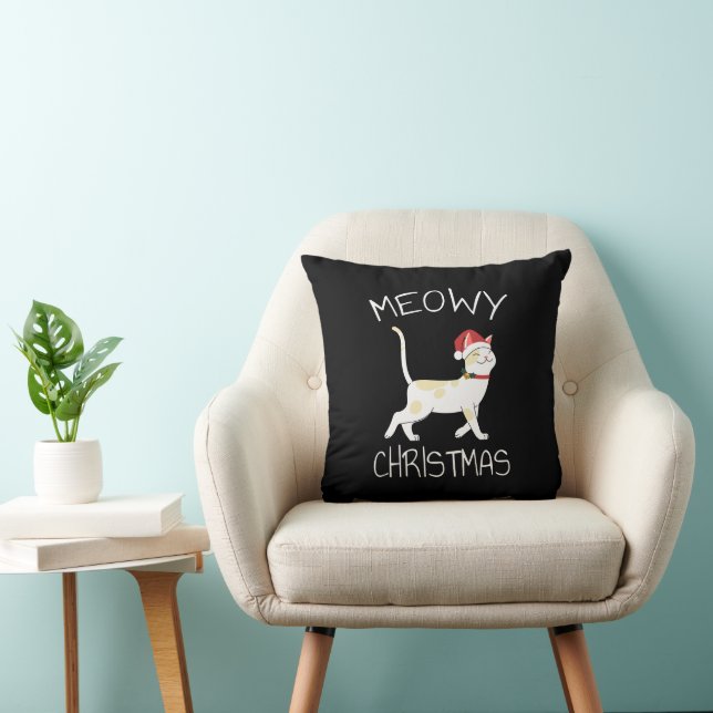Meowy jul - Finny jul 2022 Kudde (Stol)
