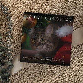 Meowy jul | Fotojul Julkort