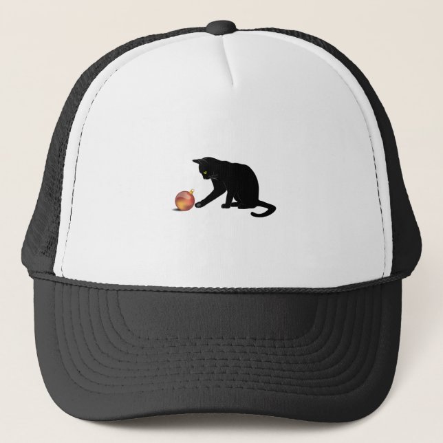 Meowy jul Funny Cat Keps (Framsida)