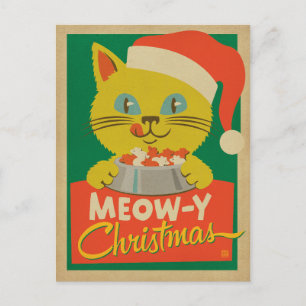 Meowy jul helg vykort