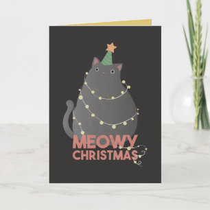 Meowy jul helgkort