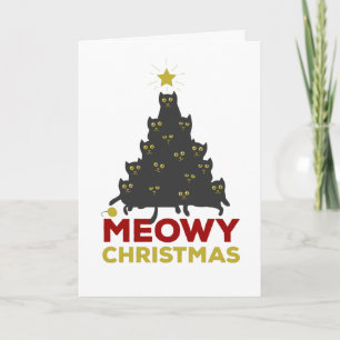 Meowy jul helgkort