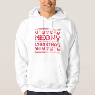 Meowy jul hoodie