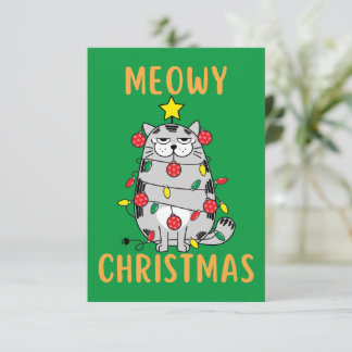 Meowy Jul-julkort