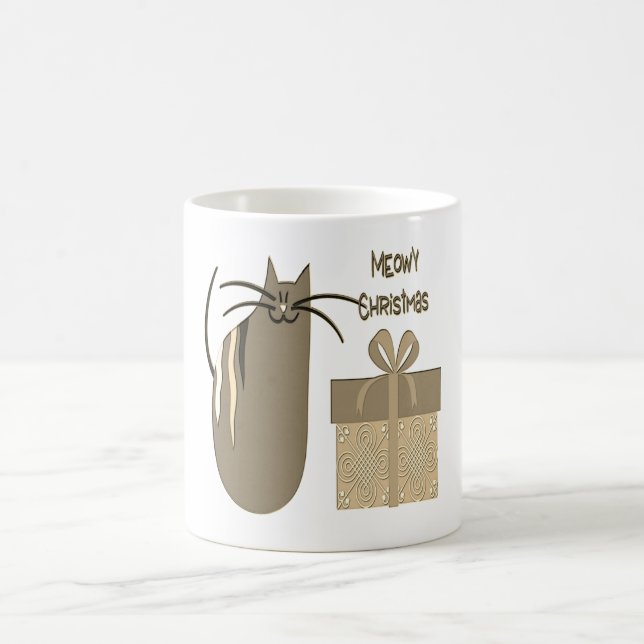 Meowy jul kaffemugg (Center)