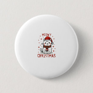 Meowy jul Kat Lover Funny Festive Helgdagar C Knapp
