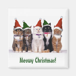 "Meowy jul!", Katter i hattar Magnet