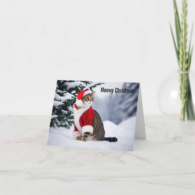 Meowy jul kort (Framsida)