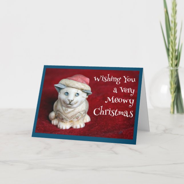 Meowy jul kort (Framsida)